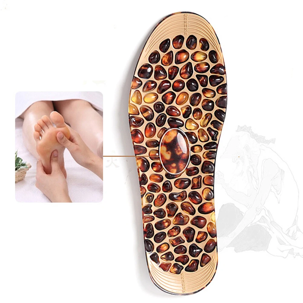 

Cobble Foot Massage Insole Feet Acupuncture Physiotherapy Pain Relief Therapy Acupressure Weight Loss Slimming Insoles Unisex