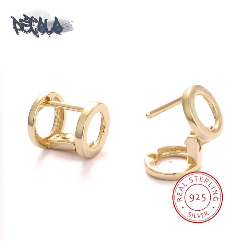 925 Silver Earring for Women Exquisite 18k Gold Pair Earrings Classic Cylindrical Shape Men Earrings Line Jewelry Korean Earring
925 Silver Earring for Women Exquisite 18k Gold Pair Earrings Classic Cylindrical Shape Men Earrings Line Jewelry Korean Earring