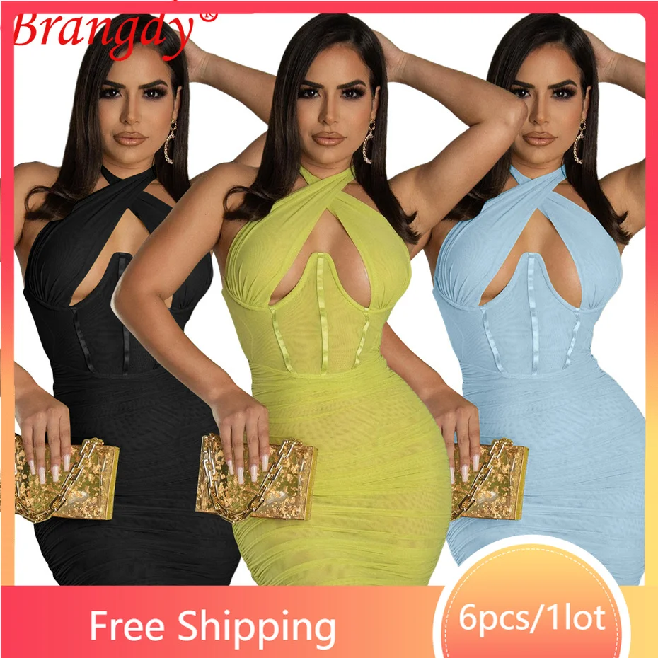 6 шт. оптовая продажа товаров для бизнеса сексуальное платье на шнуровке женская уличная одежда для вечеринки Модная тонкая мини-одежда без рукавов B8910
6 шт. оптовая продажа товаров для бизнеса сексуальное платье на шнуровке женская уличная одежда для вечеринки Модная тонкая мини-одежда без рукавов B8910