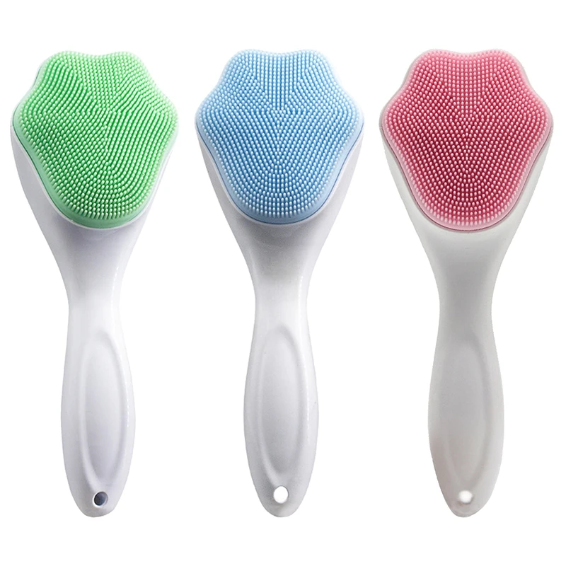 Cute Silicone Face Scrubber Manual Facial Deep Cleansing Brush Makeup Removal Blackhead Pore Exfoliating Tool 
Cute Silicone Face Scrubber Manual Facial Deep Cleansing Brush Makeup Removal Blackhead Pore Exfoliating Tool