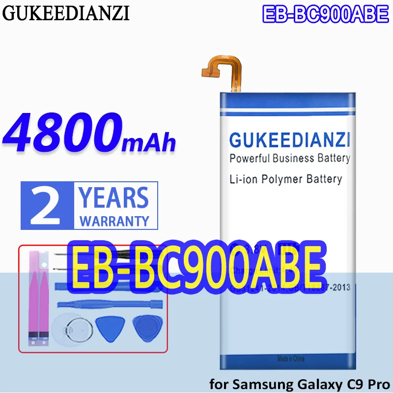 New Bateria 4800mAh High Capacity Battery For Samsung Galaxy C9Pro C9 Pro Duos SM-C9000 SM-C9008 SM-C900F High Quality Battery
New Bateria 4800mAh High Capacity Battery For Samsung Galaxy C9Pro C9 Pro Duos SM-C9000 SM-C9008 SM-C900F High Quality Battery