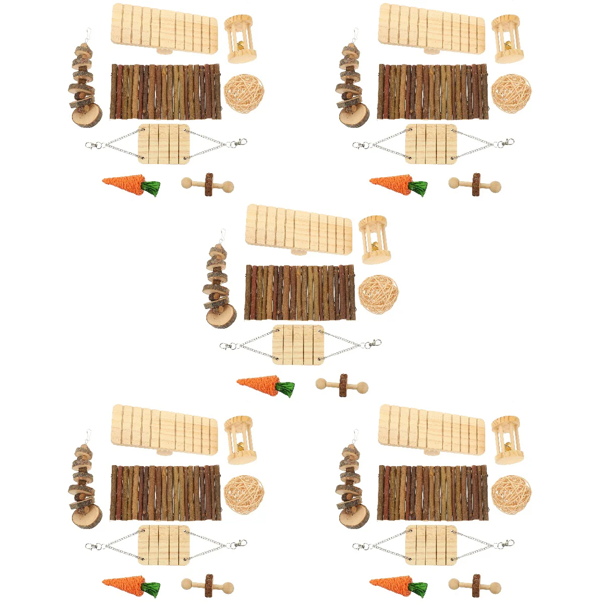 5 Sets Natural For Guinea Pigs Cage Hamster Rat Cage Accessories Hamster Cage Accessories for Rabbit Bunny Hamster Animals
5 Sets Natural For Guinea Pigs Cage Hamster Rat Cage Accessories Hamster Cage Accessories for Rabbit Bunny Hamster Animals