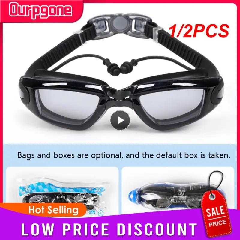 1/2PCS New Professional Adult Anti-fog UV Protection Lens Men Women Swimming Goggles Waterproof Adjustable Silicone Swim Glasses
1/2PCS New Professional Adult Anti-fog UV Protection Lens Men Women Swimming Goggles Waterproof Adjustable Silicone Swim Glasses