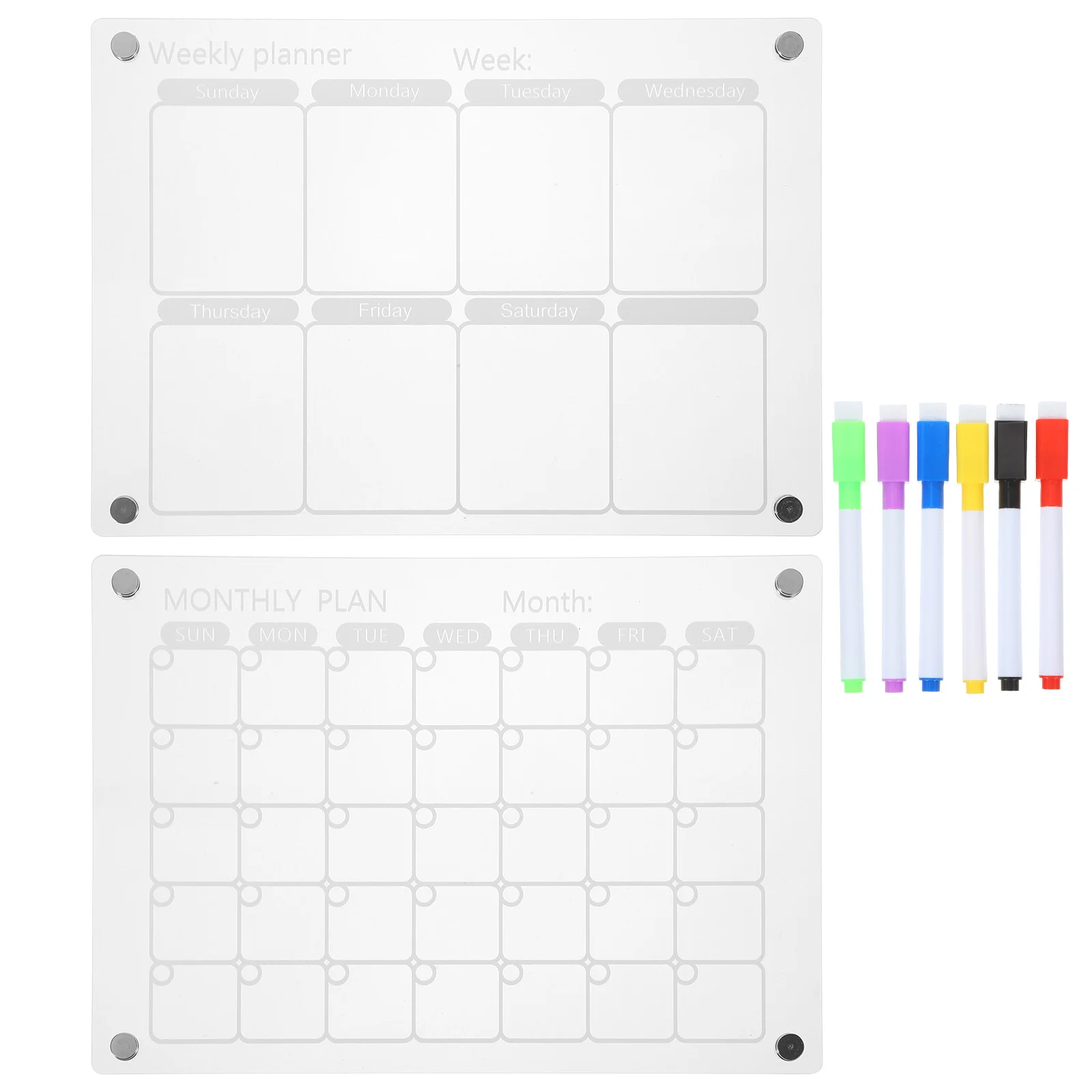 Clear Fridge Board Whiteboard Message Magnetic Wall Refrigerators Note Dry Erase
Clear Fridge Board Whiteboard Message Magnetic Wall Refrigerators Note Dry Erase