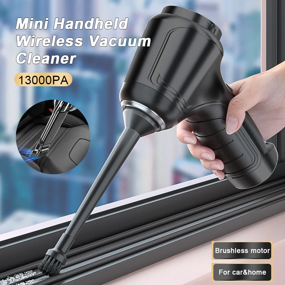 Wireless Car Vacuum Cleaner Handheld 13000PA Mini Portable Vacuum Cleaner USB Rechargeable For Cars Home Office Desktop Keyboard
Wireless Car Vacuum Cleaner Handheld 13000PA Mini Portable Vacuum Cleaner USB Rechargeable For Cars Home Office Desktop Keyboard