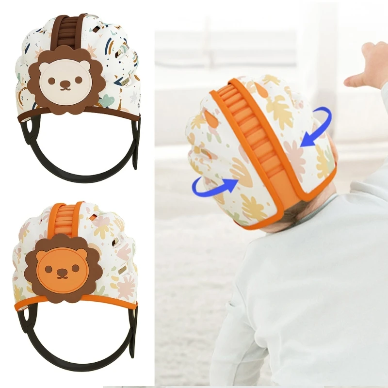 

77HD Toddler Safety Helmet Baby Proof Anti-Collision Protective Hat for Baby Learn to Walk Crawling Head Guard Head Protect