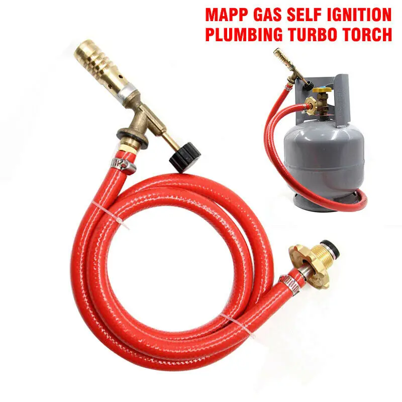All Copper Oxygen-free Gas Self Ignition Turbo Torch Propane Welding Gas Torch Welding Plumbing Hose Solder Maintenance
All Copper Oxygen-free Gas Self Ignition Turbo Torch Propane Welding Gas Torch Welding Plumbing Hose Solder Maintenance