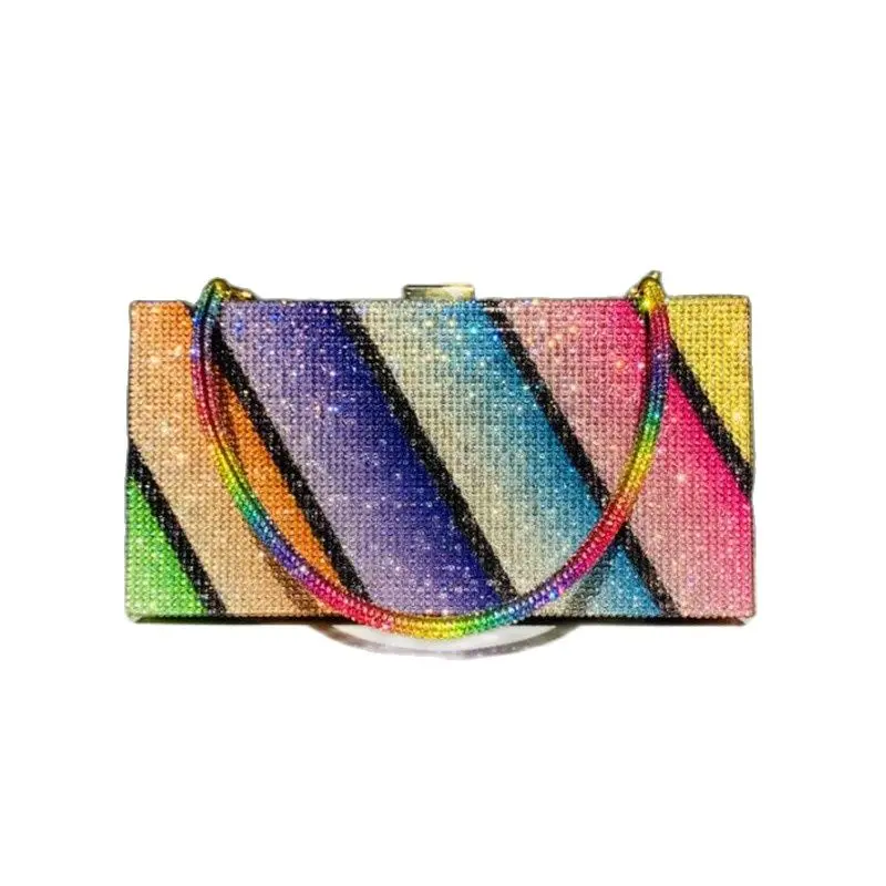 2023 Bling Elegant Women's Evening Bag Rainbow Party Crossbody Bag Diamond Wedding Clutch Purse Luxury Designer
2023 Bling Elegant Women's Evening Bag Rainbow Party Crossbody Bag Diamond Wedding Clutch Purse Luxury Designer