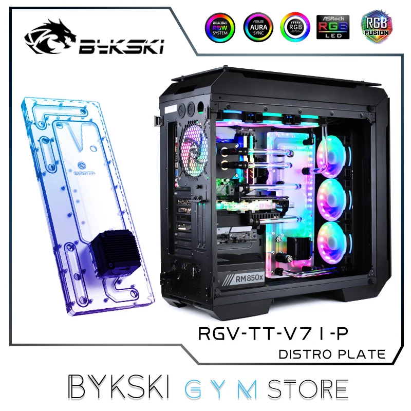 Bykski Distro Plate /Acrylic Water Board Kit For TT View 71 Case, 2X 360 Radiator Water Cooling Loop Solution RGV-TT-V71-P
Bykski Distro Plate /Acrylic Water Board Kit For TT View 71 Case, 2X 360 Radiator Water Cooling Loop Solution RGV-TT-V71-P