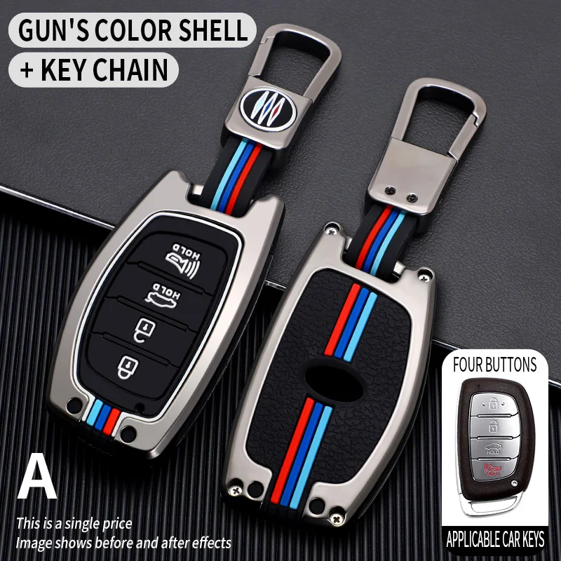 Zinc Alloy Car Key Fob Chain Case Cover for Hyundai Tucson Elantra Sonata Ioniq 2015 2016 2017 2018 2019 2020
Zinc Alloy Car Key Fob Chain Case Cover for Hyundai Tucson Elantra Sonata Ioniq 2015 2016 2017 2018 2019 2020