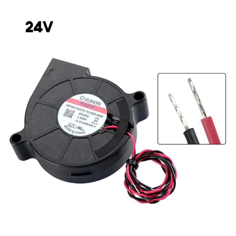 Advanced 5015 24V Fan 3D Printer Blower Fan High-Performance Cooling Fan Ultra-Quiet Blower Fan Cooling System
Advanced 5015 24V Fan 3D Printer Blower Fan High-Performance Cooling Fan Ultra-Quiet Blower Fan Cooling System
