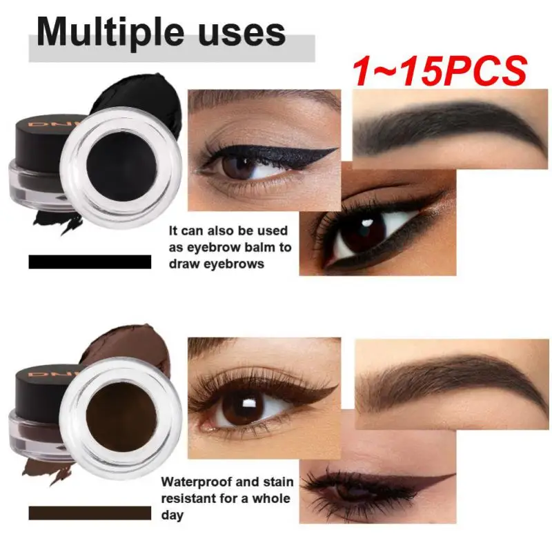 1~15PCS White + Black Gel Eyeliner Make Up Waterproof Cosmetics Set Eye Liner Makeup Eye Maquiagem With 2 Brushes
1~15PCS White + Black Gel Eyeliner Make Up Waterproof Cosmetics Set Eye Liner Makeup Eye Maquiagem With 2 Brushes