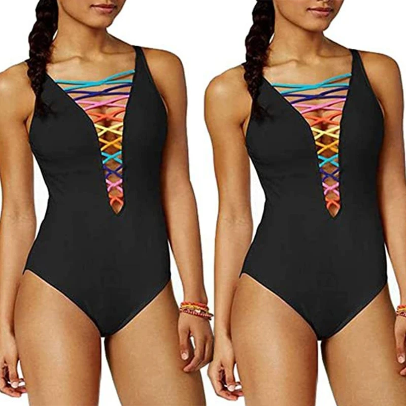 Сексуальный слитный купальник с глубоким V-образным вырезом, купальный костюм, купальник с вырезами для женщин
Сексуальный слитный купальник с глубоким V-образным вырезом, купальный костюм, купальник с вырезами для женщин