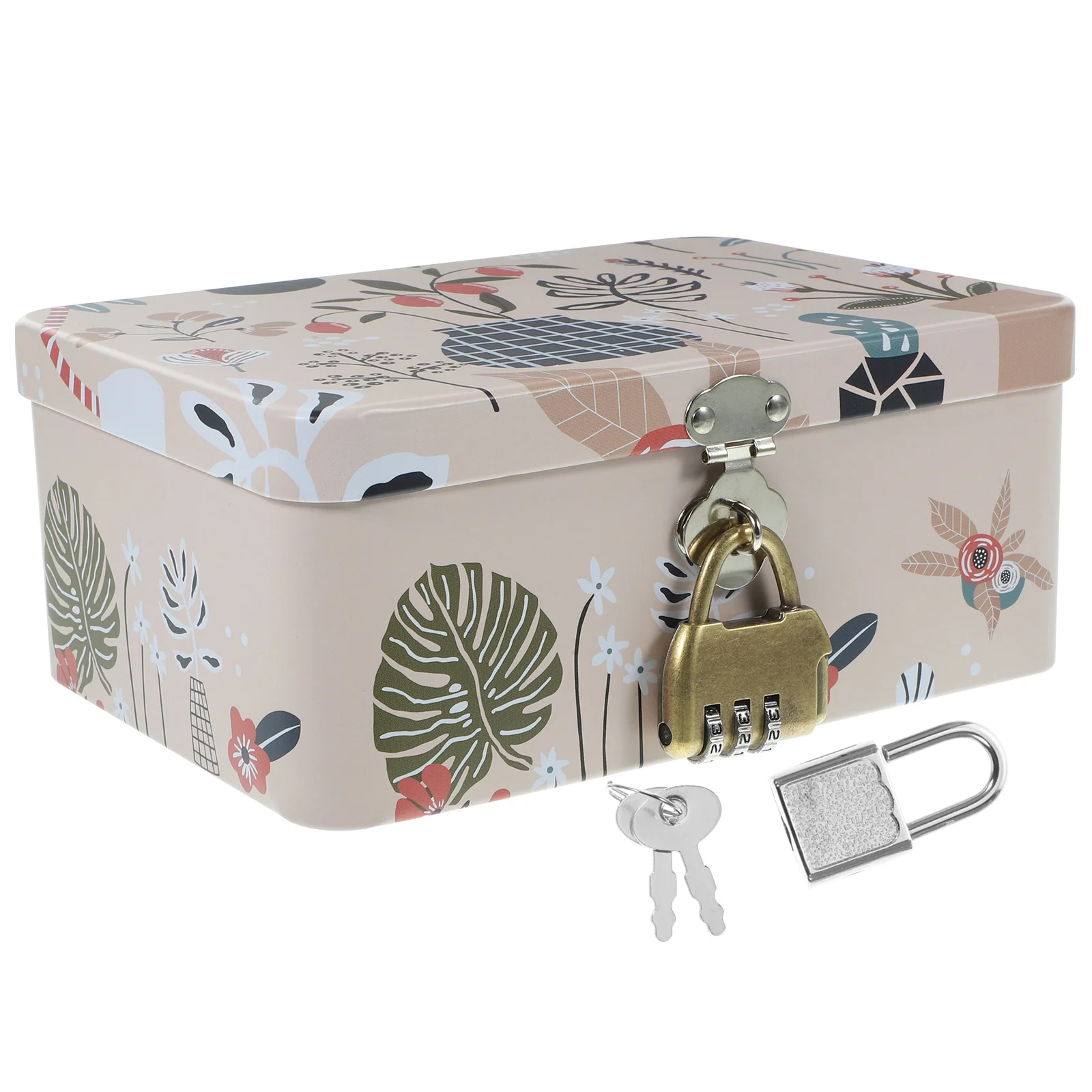 Storage Box Lock Kids Money Piggy Bank Container Lid Tinplate Case Decorative Bins Organizer Metal
Storage Box Lock Kids Money Piggy Bank Container Lid Tinplate Case Decorative Bins Organizer Metal