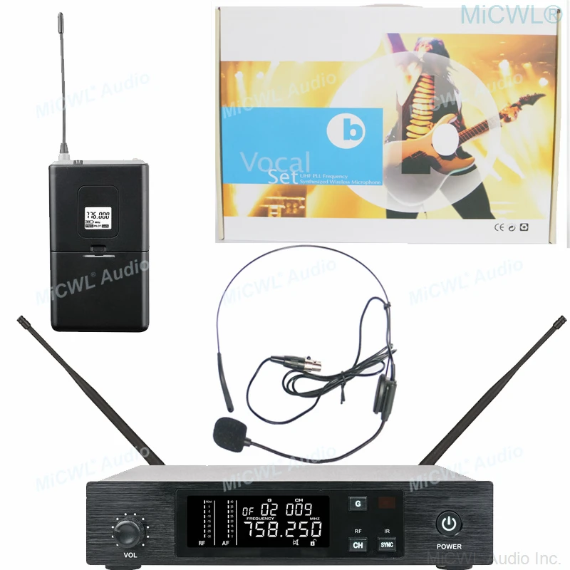 MICWL Stage Performance QLXD Vocal UHF Synthesized Wireless Microphone System Headset Lavalier Instrument Guitar line
MICWL Stage Performance QLXD Vocal UHF Synthesized Wireless Microphone System Headset Lavalier Instrument Guitar line