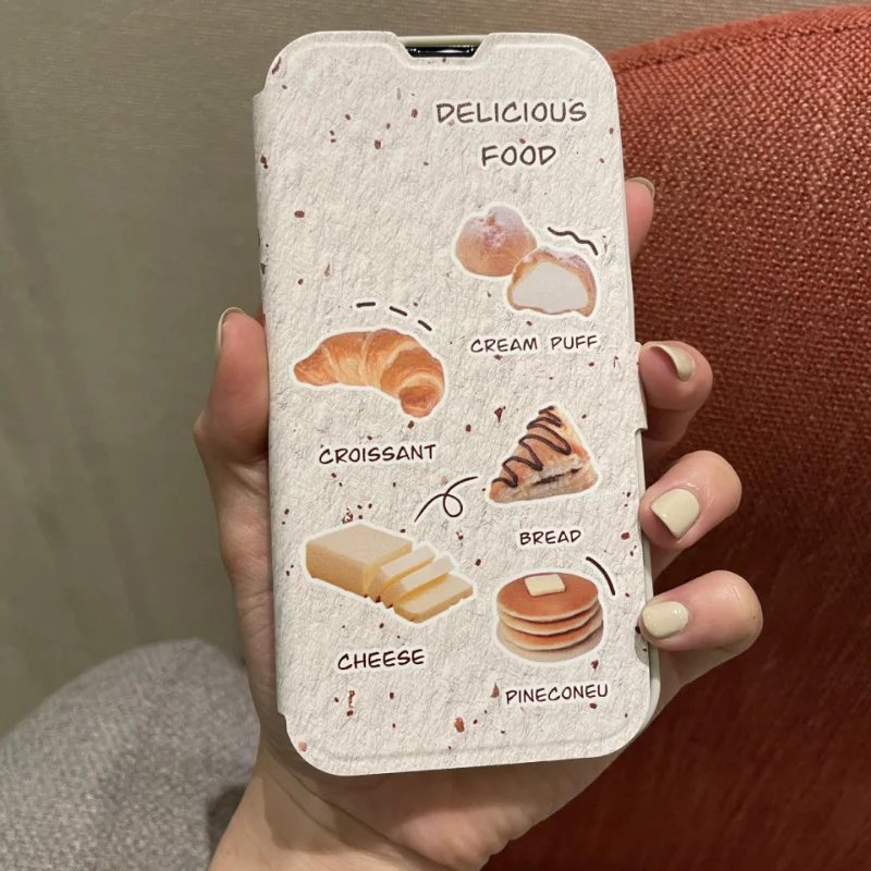 Чехол для телефона с клапаном и круассанами для IPhone 14Pro Max 13Plus 12 11 X XR/XS INS стиль вкусная еда противоударный чехол с защитой от отпечатков пальцев
Чехол для телефона с клапаном и круассанами для IPhone 14Pro Max 13Plus 12 11 X XR/XS INS стиль вкусная еда противоударный чехол с защитой от отпечатков пальцев