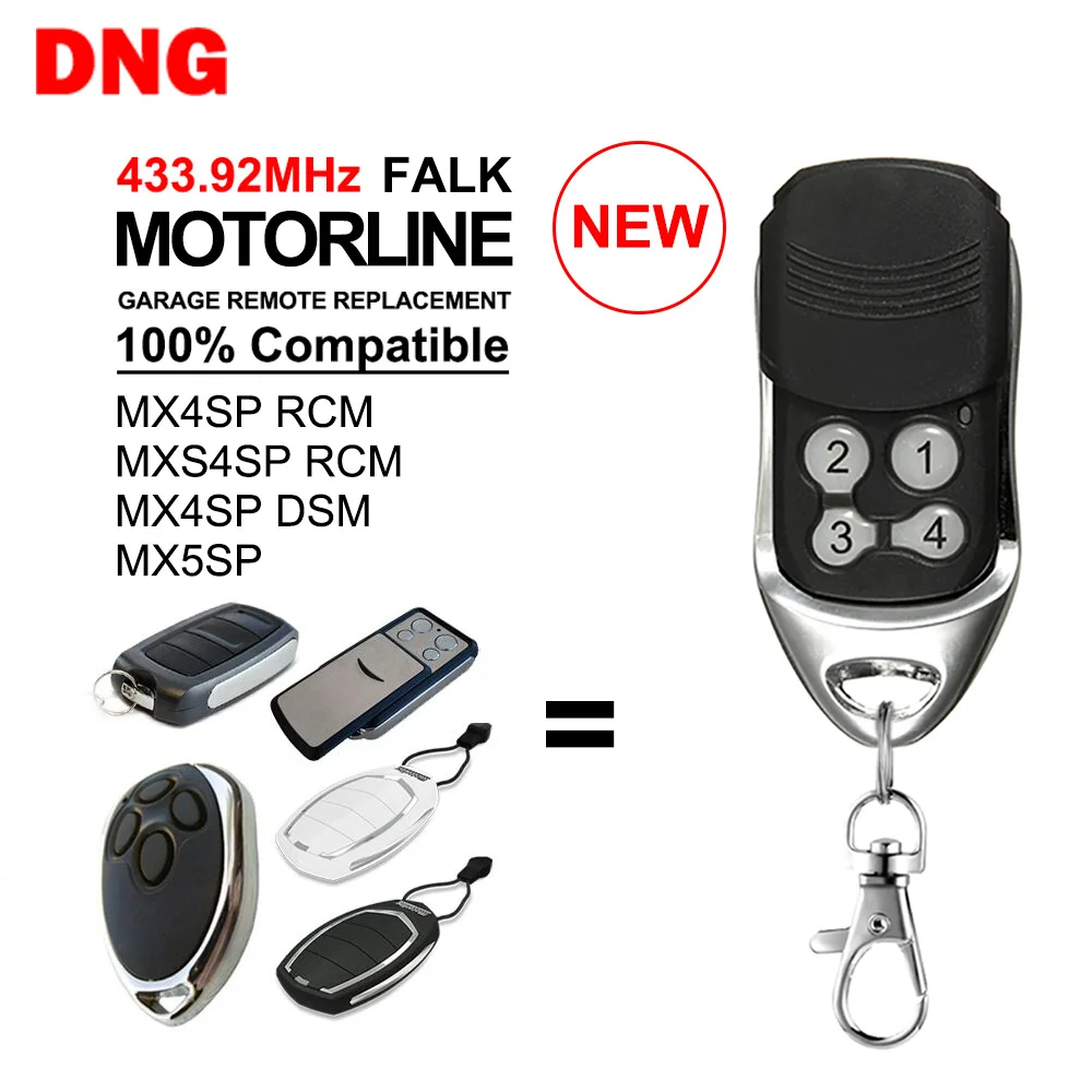 10pcs Garage Remote For MOTORLINE MX4SP MX5SP FALK RCM DSM Gate Door Opener 433.92MHz For MOTORLINE Command Rolling Code 
10pcs Garage Remote For MOTORLINE MX4SP MX5SP FALK RCM DSM Gate Door Opener 433.92MHz For MOTORLINE Command Rolling Code