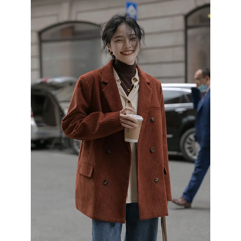 Corduroy Suit Casual Jacket Autumn And Winter New Female College Wind Retro Design Sense Of Senior Temperament Jacket
Corduroy Suit Casual Jacket Autumn And Winter New Female College Wind Retro Design Sense Of Senior Temperament Jacket
