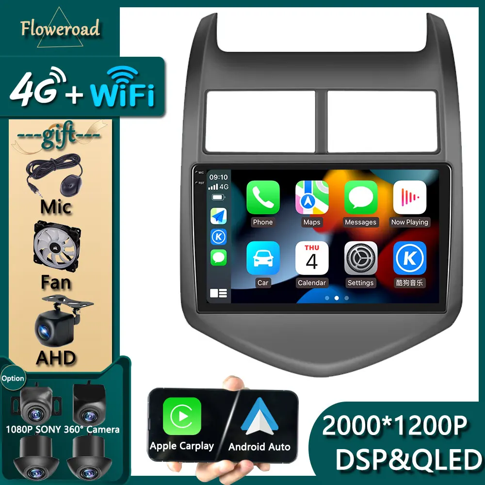 Carplay For Chevrolet Aveo 2 Sonic T300 2011 - 2015 Car Android Navigation GPS Radio Stereo Monitor Multimedia Player IPS Video
Carplay For Chevrolet Aveo 2 Sonic T300 2011 - 2015 Car Android Navigation GPS Radio Stereo Monitor Multimedia Player IPS Video