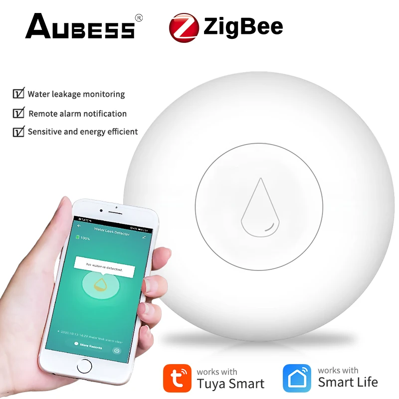 1~6PCS Zigbee Water Tank Full Water Linkage Alarm Smart Life App Tuya Scene Linkage Real-time Flood Detector Remote Monitoring
1~6PCS Zigbee Water Tank Full Water Linkage Alarm Smart Life App Tuya Scene Linkage Real-time Flood Detector Remote Monitoring