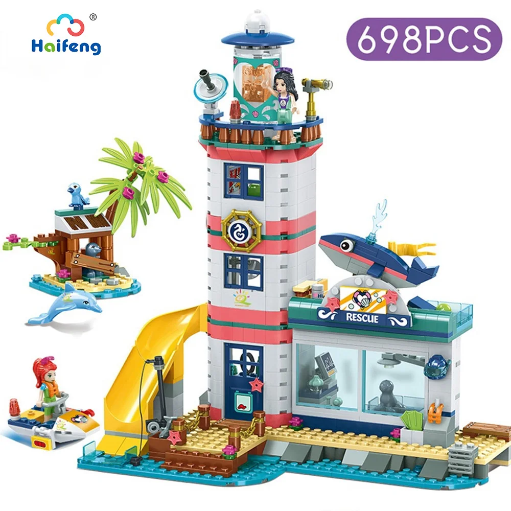 Building Blocks Lighthouse Rescue DIY Toys Girl Friends Small Particles Assembled Kids Educational Toys for Girl Gift 698PCS
Building Blocks Lighthouse Rescue DIY Toys Girl Friends Small Particles Assembled Kids Educational Toys for Girl Gift 698PCS