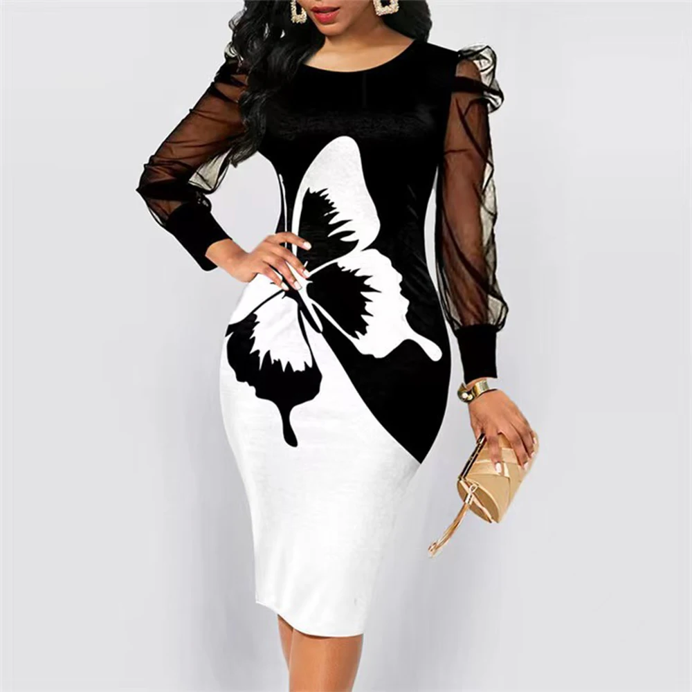 2022 New Style Dress Women's Puff S-3XL Sleeve Tag Size Bodycon V Neck Cocktail Women Elegant Evening Fashionable
2022 New Style Dress Women's Puff S-3XL Sleeve Tag Size Bodycon V Neck Cocktail Women Elegant Evening Fashionable