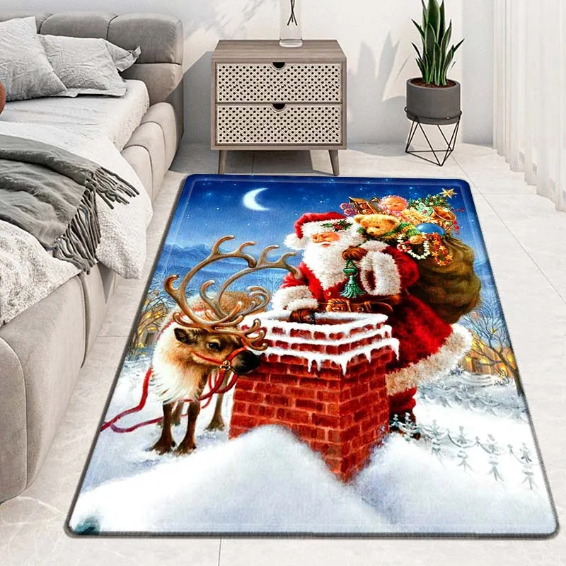 Santa Claus Christmas Kitchen Home Bedroom Living Room Decor Carpet Hallway Entrance Doormat Bathroom Door Anti-Slip Foot Rug
Santa Claus Christmas Kitchen Home Bedroom Living Room Decor Carpet Hallway Entrance Doormat Bathroom Door Anti-Slip Foot Rug