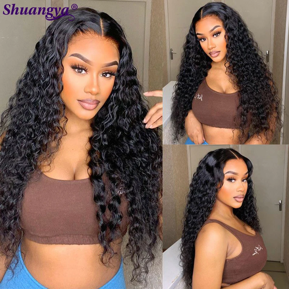 Water Wave 13x4 Lace Frontal Wigs Brazilian Remy Hair Lace Closure Wig Transparent Deep Wave T-Part Lace Wigs For Black Women
Water Wave 13x4 Lace Frontal Wigs Brazilian Remy Hair Lace Closure Wig Transparent Deep Wave T-Part Lace Wigs For Black Women