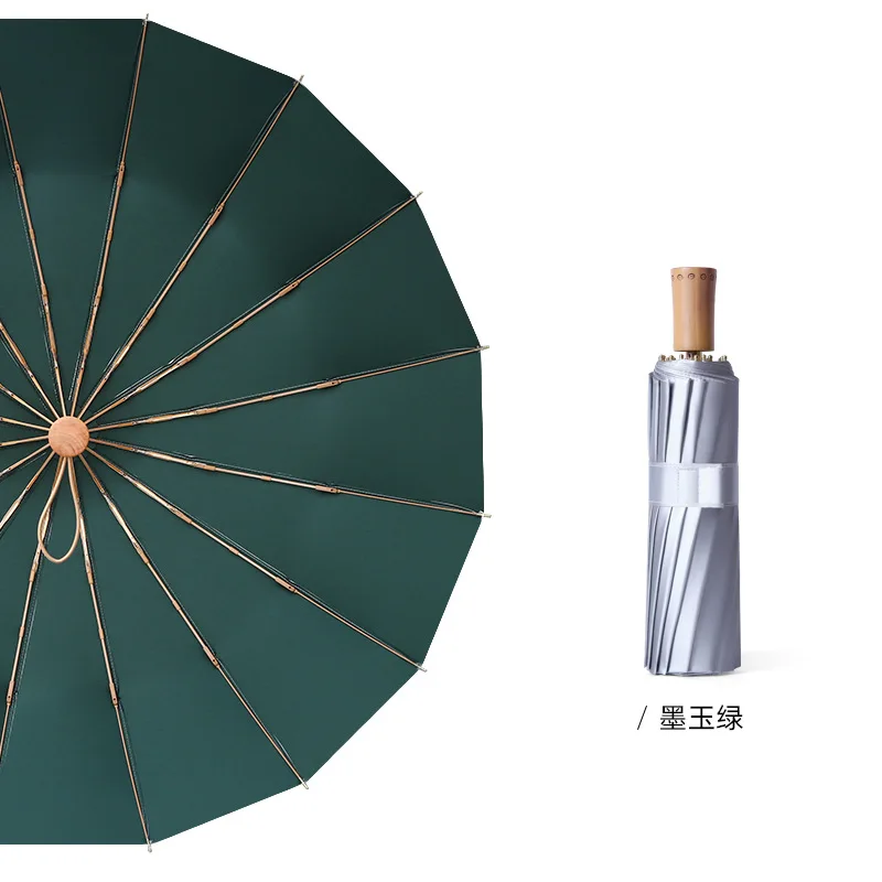 16 Bone Sunscreen Sunny and Rainy Umbrella Titanium Silver Large Sunproof Uv 3 Folding Umbrella Dual Purpose Umbrella Sunshade
16 Bone Sunscreen Sunny and Rainy Umbrella Titanium Silver Large Sunproof Uv 3 Folding Umbrella Dual Purpose Umbrella Sunshade