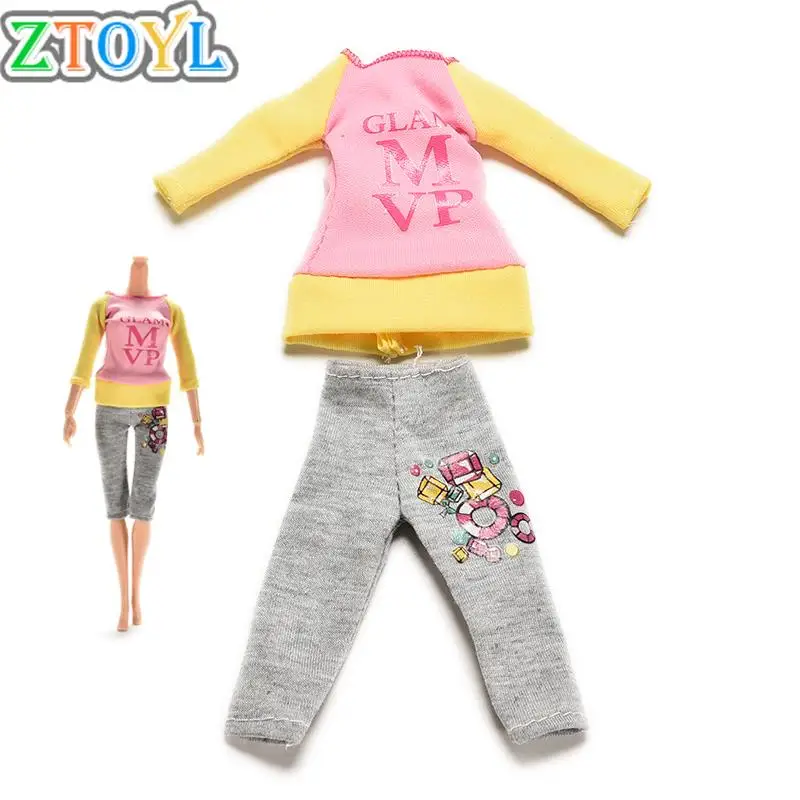 Pizies 1 Set Letter Printing Cartoon Lovely Doll Suits Clothing Long Sleeve T-shirts Pants For Doll hot sale
Pizies 1 Set Letter Printing Cartoon Lovely Doll Suits Clothing Long Sleeve T-shirts Pants For Doll hot sale