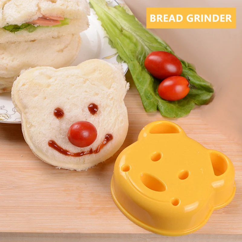 

Teddy Bear Sandwich Mold Toast Bread Making Cutter Mould Cute Baking Pastry Mould Children Interesting Food Kitchen Accessories