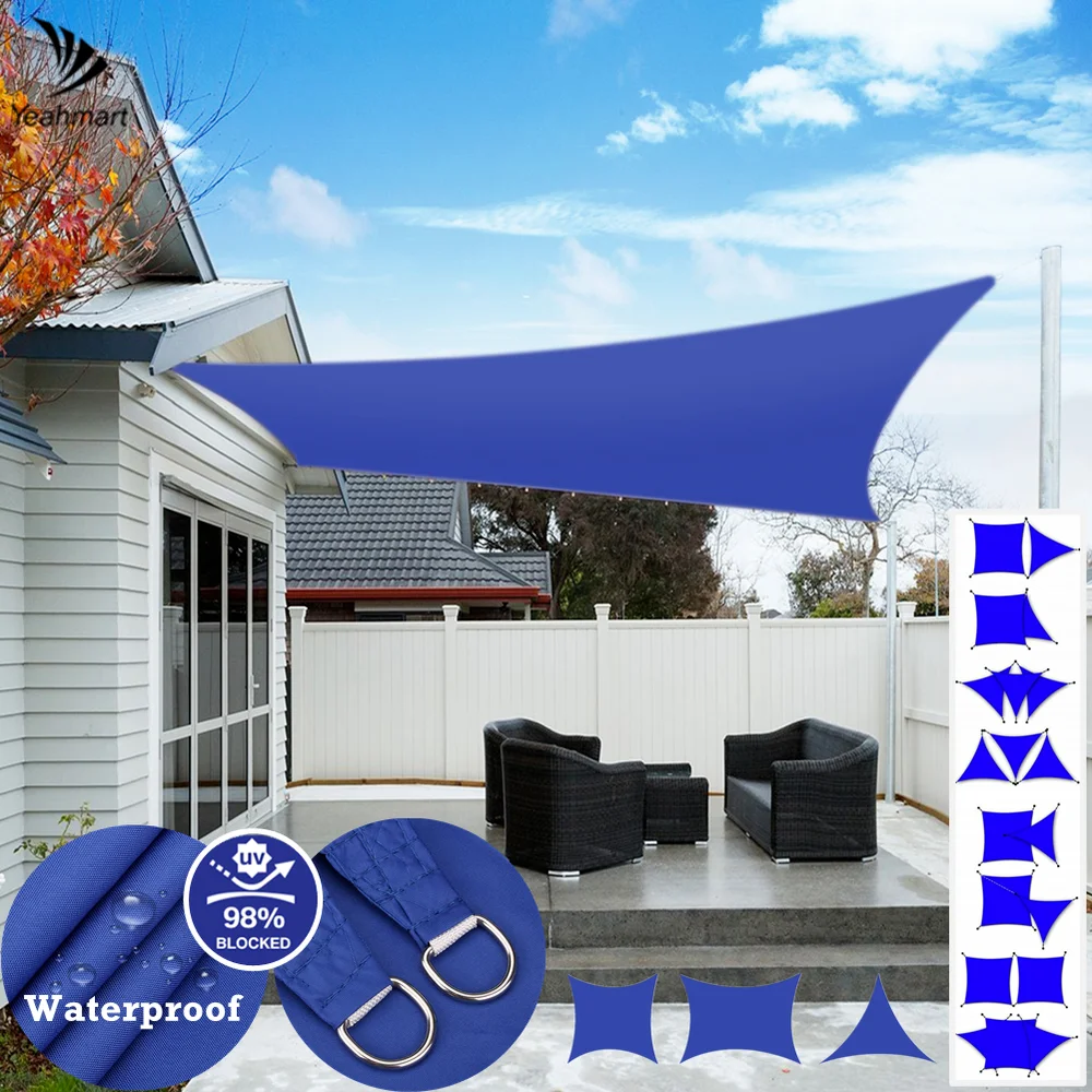 98% UV Block Awning Waterproof Outdoor Shade Sail Suncreen Patio Cover Garden Sun Canopy Privacy Fence Enclosure Net Beach Tent
98% UV Block Awning Waterproof Outdoor Shade Sail Suncreen Patio Cover Garden Sun Canopy Privacy Fence Enclosure Net Beach Tent
