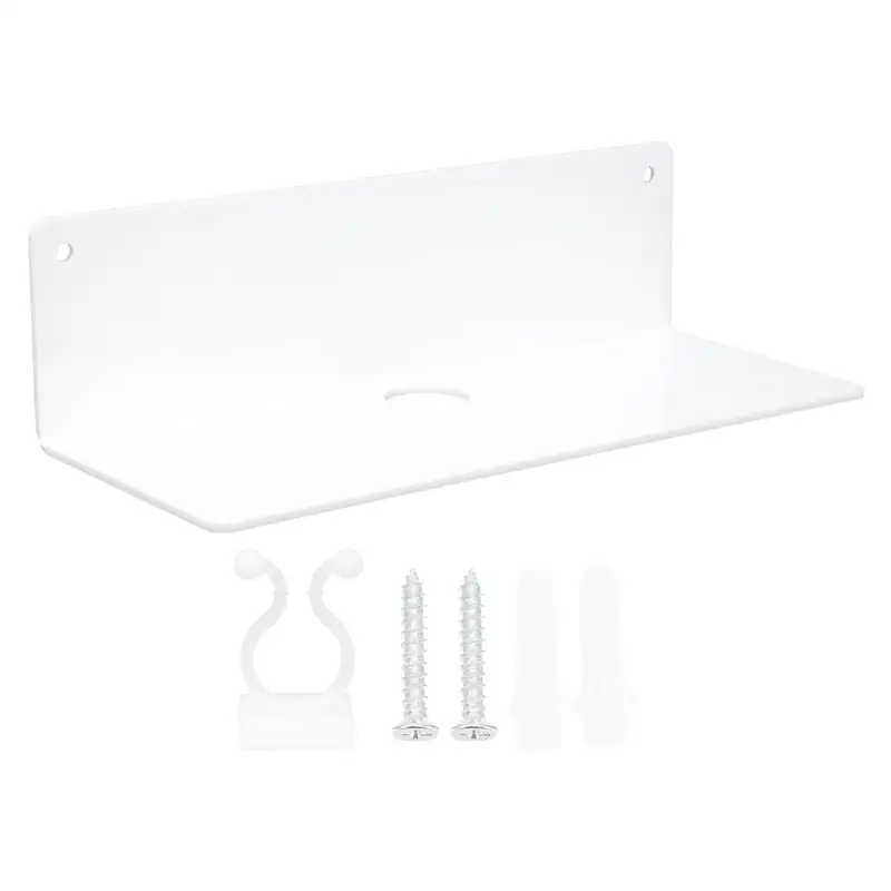 Floating Shelves Rack Stand: Small Wall Display Shelf for Speakers Cameras Action Figures Wall Shelves White
Floating Shelves Rack Stand: Small Wall Display Shelf for Speakers Cameras Action Figures Wall Shelves White