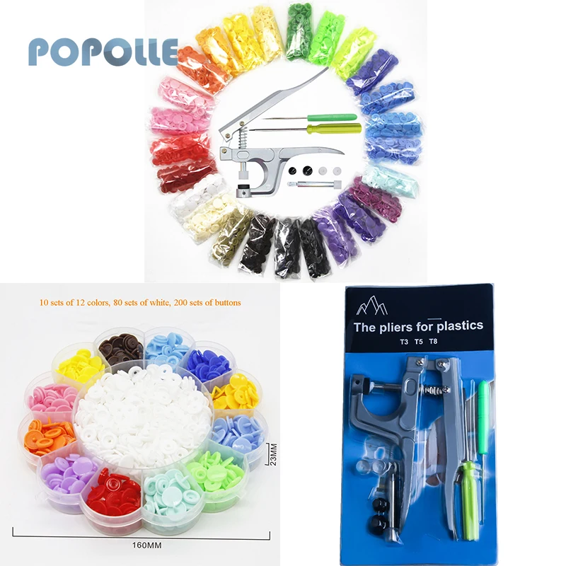 Popolle T5 Buckle Children's Clothing Suit 360 Sets of Resin Buckle + Installation Tool Buckle Jumper Buckle 24 Colors
Popolle T5 Buckle Children's Clothing Suit 360 Sets of Resin Buckle + Installation Tool Buckle Jumper Buckle 24 Colors