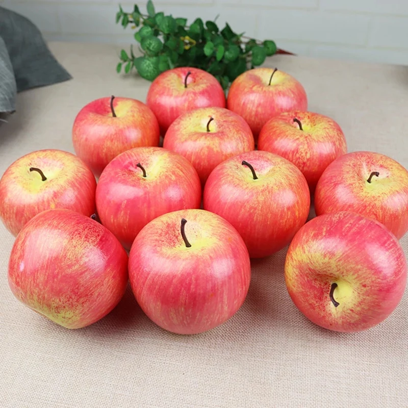 20Pcs Artificial Fake Food Foam Fruits And Vegetables Green Red Apple For Wedding New Year Decor Home Xmas Party Decoration
20Pcs Artificial Fake Food Foam Fruits And Vegetables Green Red Apple For Wedding New Year Decor Home Xmas Party Decoration