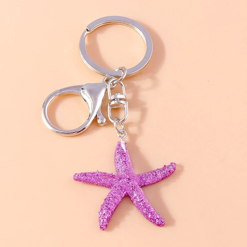 Cute Colorful Starfish Charms Keychains for Car Key Souvenir Gifts for Women Men Handbag Pendants Keyrings DIY Accessories
Cute Colorful Starfish Charms Keychains for Car Key Souvenir Gifts for Women Men Handbag Pendants Keyrings DIY Accessories