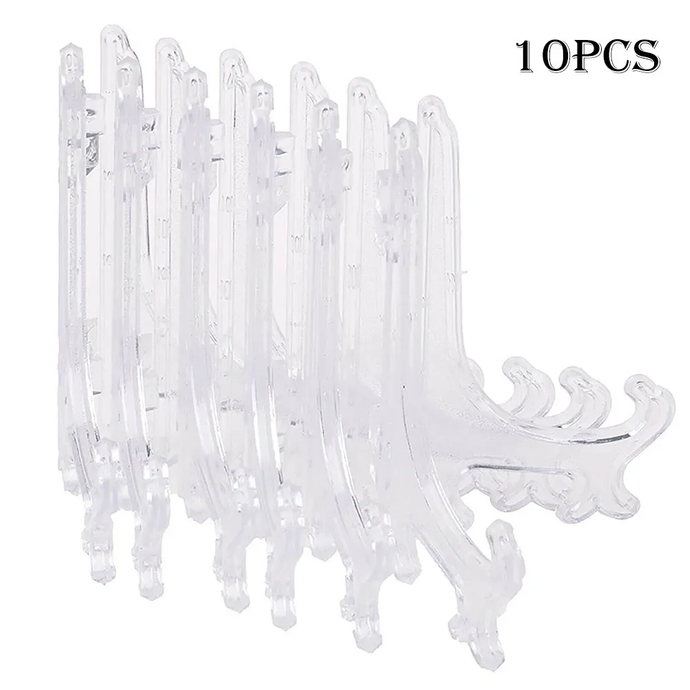 10pcs Plastic Display Plate Stand Easel Frames Pictures Bowls Holder Clear Black Transparent Plate Holders Tabletop Storage
10pcs Plastic Display Plate Stand Easel Frames Pictures Bowls Holder Clear Black Transparent Plate Holders Tabletop Storage