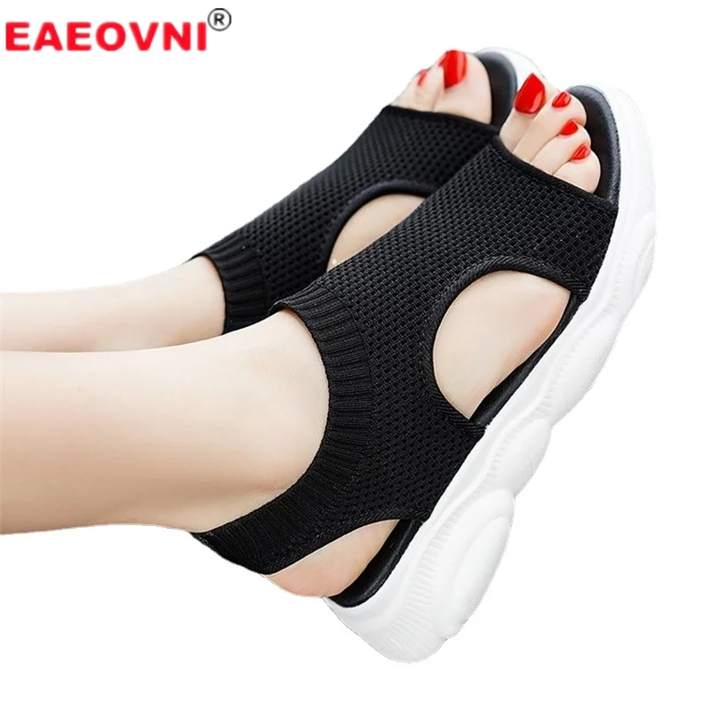 Women's Wedge Sandals Fashion Outdoor Open Toe Platform Sports Sandals Summer New Knitted Mesh Casual Women's Shoes Beach Shoes
Women's Wedge Sandals Fashion Outdoor Open Toe Platform Sports Sandals Summer New Knitted Mesh Casual Women's Shoes Beach Shoes