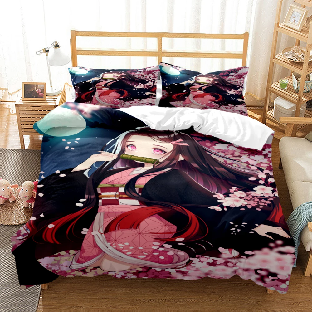 Demon slayer Cover Digital Print Polyester Bedding Sets Boys Bed hild Kids Covers Linen Set for Teens king size bedding set
Demon slayer Cover Digital Print Polyester Bedding Sets Boys Bed hild Kids Covers Linen Set for Teens king size bedding set