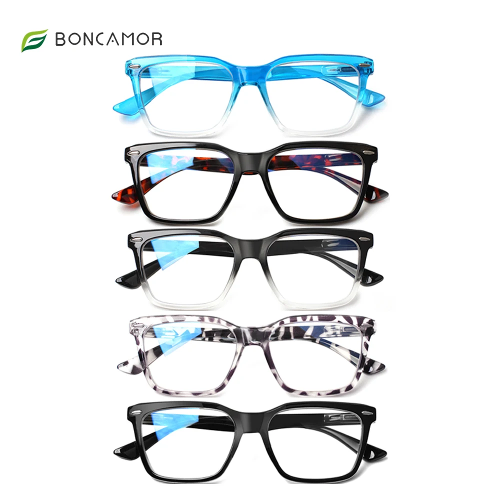 Boncamor Simple Reading Glasses Spring Hinge Wear Comfortable Men and Women HD Eyeglasses +0--+600
Boncamor Simple Reading Glasses Spring Hinge Wear Comfortable Men and Women HD Eyeglasses +0--+600