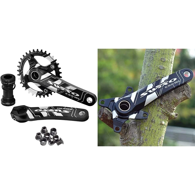 SWTXO Mountain Bike 170Mm Crankset With 104 BCD Chainring,CNC Chainring Bolt For Mountain Bike, Road Bike Crank
SWTXO Mountain Bike 170Mm Crankset With 104 BCD Chainring,CNC Chainring Bolt For Mountain Bike, Road Bike Crank