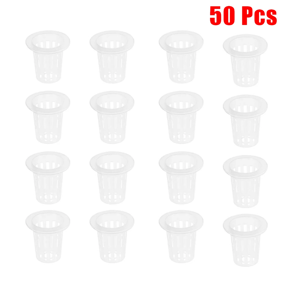 50PCS Hydroponic Colonization Mesh Pot Net Cup Basket Hydroponic Aeroponic Planting Grow Clone Nursery Plant Soilless
50PCS Hydroponic Colonization Mesh Pot Net Cup Basket Hydroponic Aeroponic Planting Grow Clone Nursery Plant Soilless