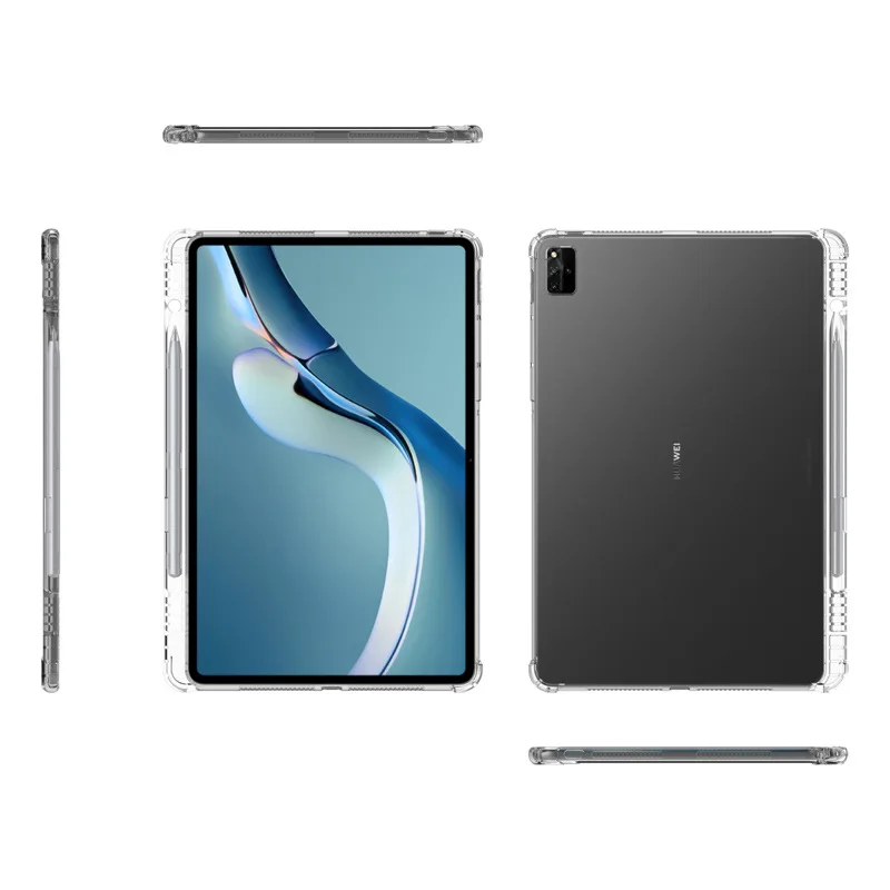 Мягкая задняя крышка из ТПУ для Huawei MatePad Pro 11 10,8 SE 2022 10,4 10,1 T10 S T 10 S, чехол-пенал с 4 противоударными подушками безопасности
Мягкая задняя крышка из ТПУ для Huawei MatePad Pro 11 10,8 SE 2022 10,4 10,1 T10 S T 10 S, чехол-пенал с 4 противоударными подушками безопасности