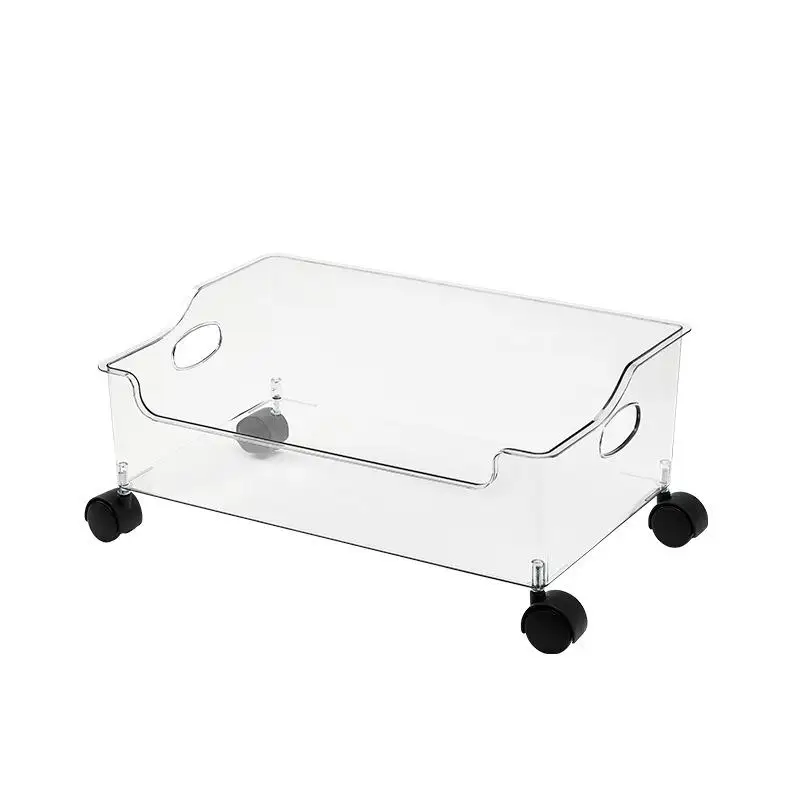 Transparent Book Storage Box Movable Portable Book Storage High School Student Homework Storage Box with Wheels
Transparent Book Storage Box Movable Portable Book Storage High School Student Homework Storage Box with Wheels