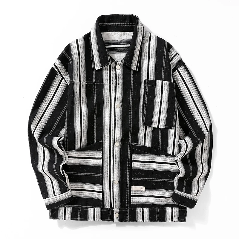Spring Autumn Denim Jacket Men Loose Stripe Casual Men Jeans Jacket Streetwear Turn Down Collar Denim Coats Men Jacket Macuslino
Spring Autumn Denim Jacket Men Loose Stripe Casual Men Jeans Jacket Streetwear Turn Down Collar Denim Coats Men Jacket Macuslino