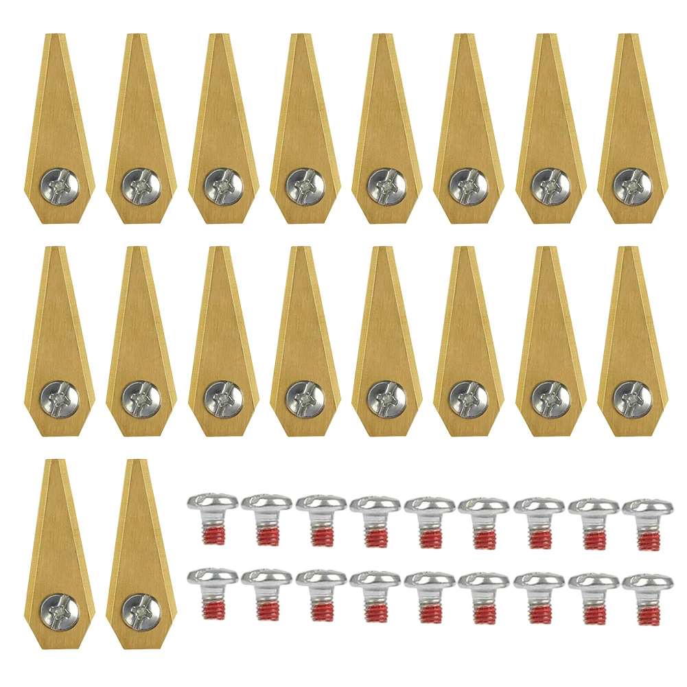 18/30PC Garden Replacement Lawn Mower Blade Trimmer for Grass Stainless Steel Blades Robotic Grass Trimmer for Bosch Indego Robo
18/30PC Garden Replacement Lawn Mower Blade Trimmer for Grass Stainless Steel Blades Robotic Grass Trimmer for Bosch Indego Robo