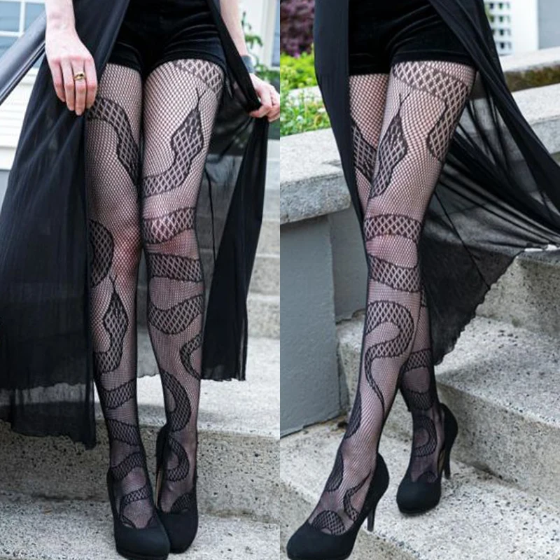 2023 Women Sexy Snake Tights Stockings Harajuku Evil Snake Jacquard Leggings Punk Goth Anime Fishnet Socks Tights Body Pantyhose
2023 Women Sexy Snake Tights Stockings Harajuku Evil Snake Jacquard Leggings Punk Goth Anime Fishnet Socks Tights Body Pantyhose