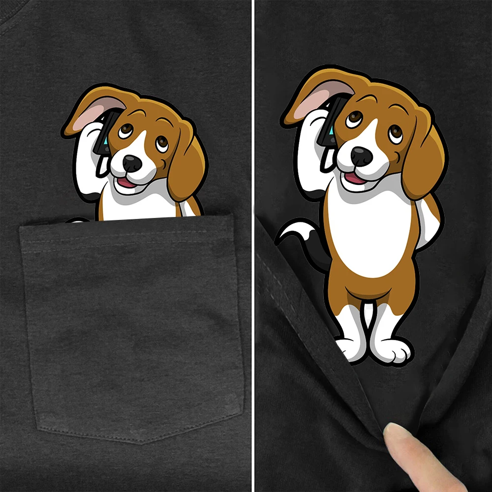 CLOOCL Fashion Brand Cotton T-shirts Funny Beagle Calling Pocket Tees Short Sleeve Tops Hip Hop Top Graphic T Shirts For Women
CLOOCL Fashion Brand Cotton T-shirts Funny Beagle Calling Pocket Tees Short Sleeve Tops Hip Hop Top Graphic T Shirts For Women