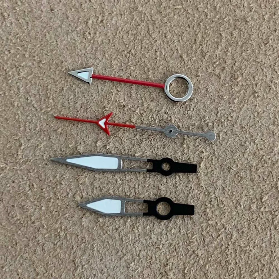 Modified Watch Accessories Skeleton Hands GMT Alarm Hand 4 Hands Green Luminous Watch Needle Suitable for NH34/35/36 Movement
Modified Watch Accessories Skeleton Hands GMT Alarm Hand 4 Hands Green Luminous Watch Needle Suitable for NH34/35/36 Movement