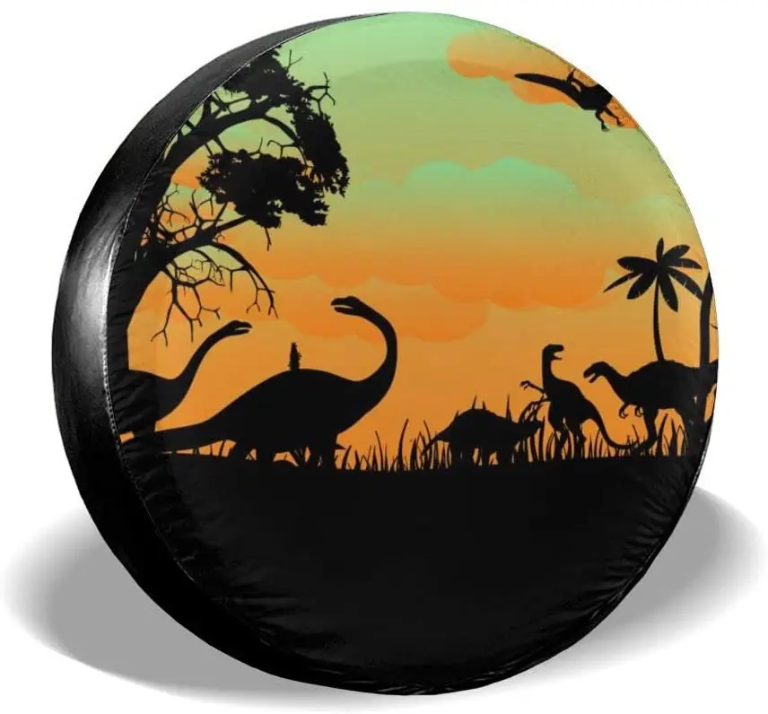 Primitive Forest Tire Cover Dinosaur car Accessories Spare Tire Cover Polyester Universal dustproof and Waterproof Tire
Primitive Forest Tire Cover Dinosaur car Accessories Spare Tire Cover Polyester Universal dustproof and Waterproof Tire